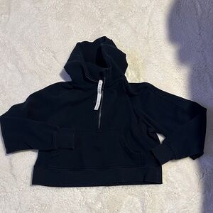 Navy oversized Scuba Half-Zip M/L